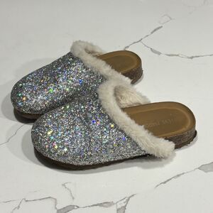 Steve Madden Toddler Girls Glitter Mules Clogs Slip-On Shoes Slippers Size 11